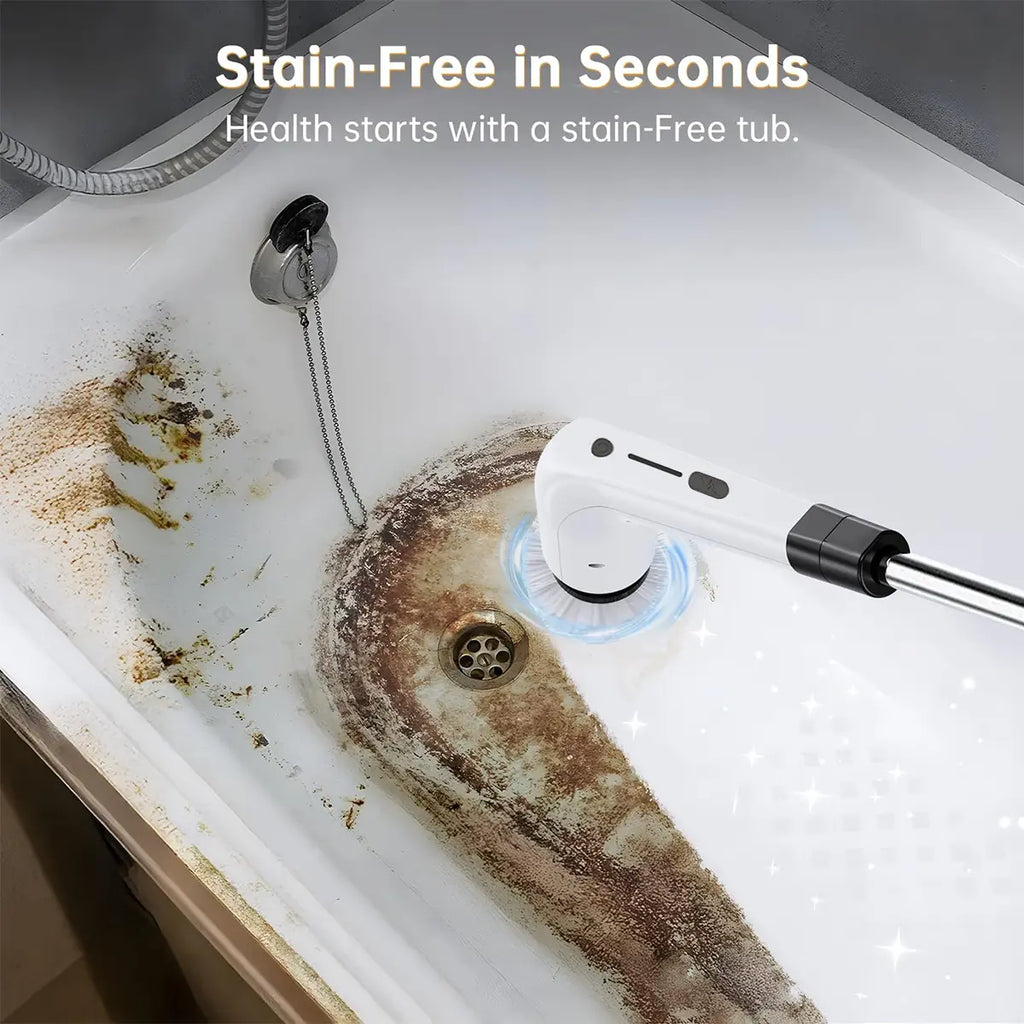 Electric Spin Scrubber Kit - Cordless & Waterproof