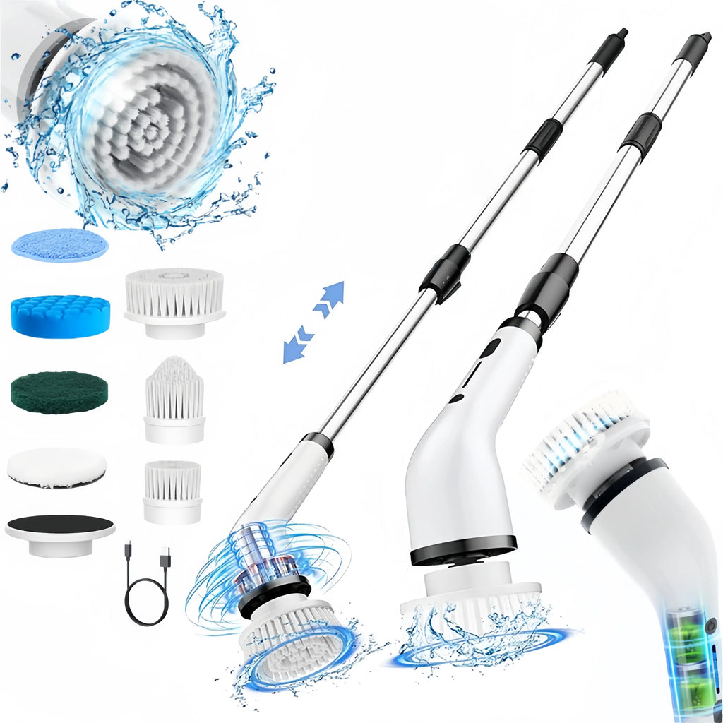 Electric Spin Scrubber Kit - Cordless & Waterproof