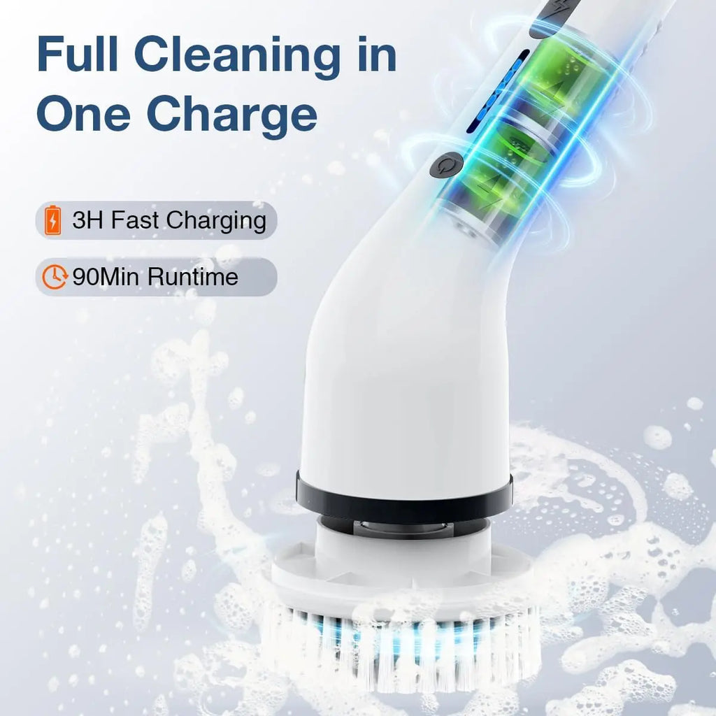 Electric Spin Scrubber Kit - Cordless & Waterproof